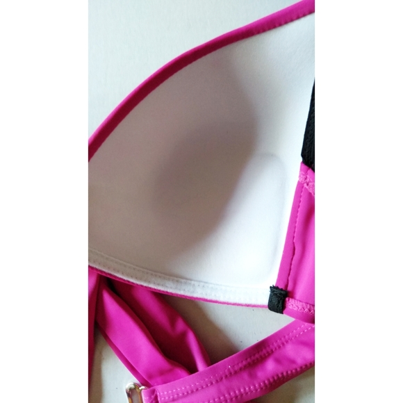 Fuchsia X Style Push Up Bikini Swimsuit - Picture 4 of 6